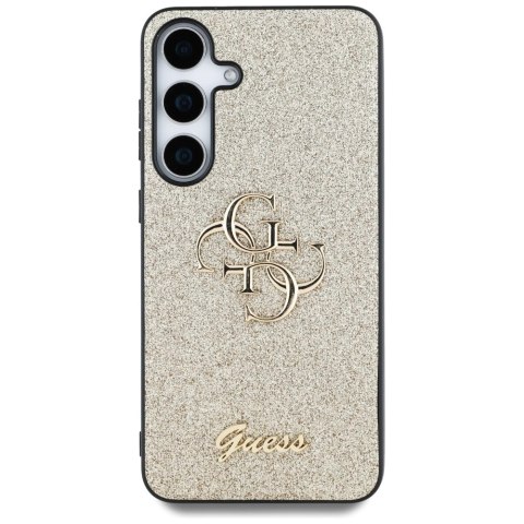 Etui Guess Fixed Glitter Big 4G Metal Logo do Samsung Galaxy S25 Plus złoty Etui Guess Fixed Glitter Big 4G Metal Logo do Samsung Galaxy S25 Plus złoty