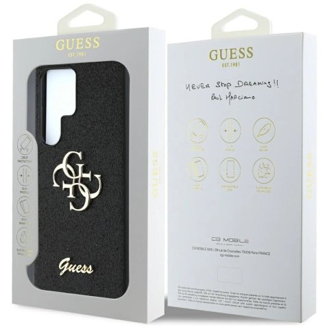 Etui Guess Fixed Glitter Big 4G Metal Logo do Samsung Galaxy S25 Ultra czarny Etui Guess Fixed Glitter Big 4G Metal Logo do Samsung Galaxy S25 Ultra czarny