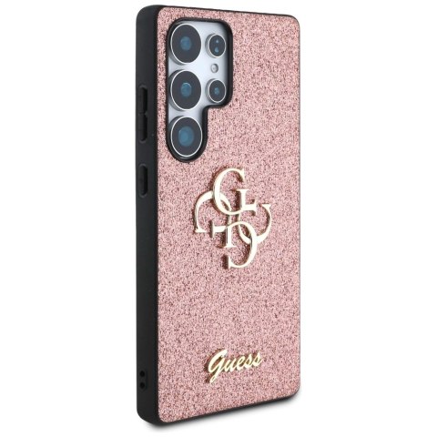 Etui Guess Fixed Glitter Big 4G Metal Logo do Samsung Galaxy S25 Ultra różowy Etui Guess Fixed Glitter Big 4G Metal Logo do Samsung Galaxy S25 Ultra różowy