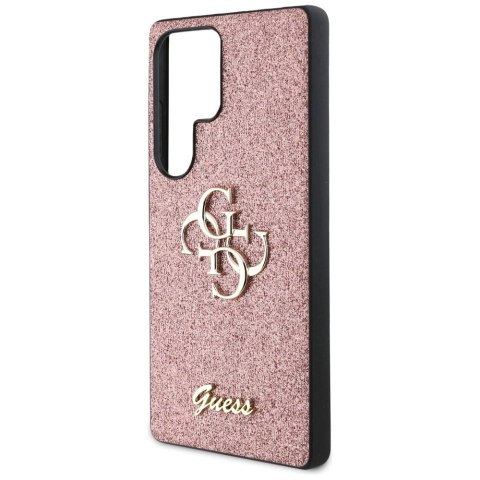 Etui Guess Fixed Glitter Big 4G Metal Logo do Samsung Galaxy S25 Ultra różowy Etui Guess Fixed Glitter Big 4G Metal Logo do Samsung Galaxy S25 Ultra różowy