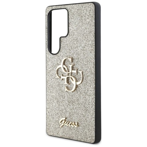 Etui Guess Fixed Glitter Big 4G Metal Logo do Samsung Galaxy S25 Ultra złoty Etui Guess Fixed Glitter Big 4G Metal Logo do Samsung Galaxy S25 Ultra złoty