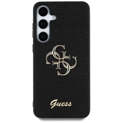 Etui Guess Fixed Glitter Big 4G Metal Logo do Samsung Galaxy S25 czarny Etui Guess Fixed Glitter Big 4G Metal Logo do Samsung Galaxy S25 czarny