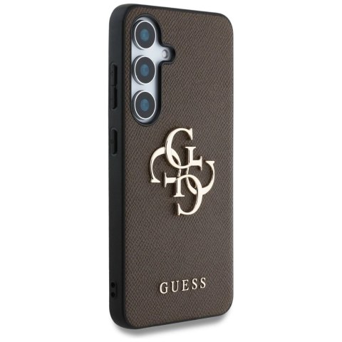 Etui Guess Grained Big 4G Logo Small Classic Logo do Samsung Galaxy S25 Plus brązowy Etui Guess Grained Big 4G Logo Small Classic Logo do Samsung Galaxy S25 Plus brązowy