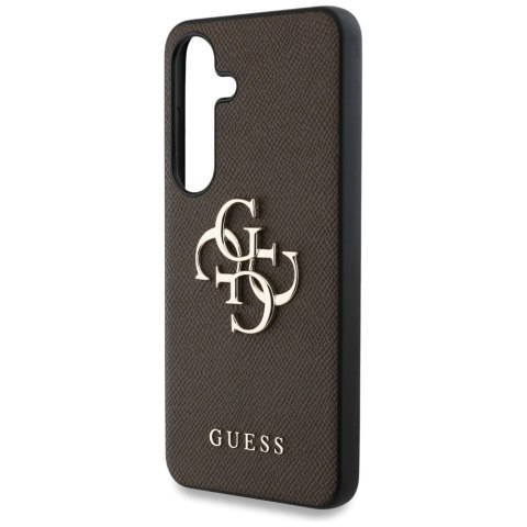 Etui Guess Grained Big 4G Logo Small Classic Logo do Samsung Galaxy S25 Plus brązowy Etui Guess Grained Big 4G Logo Small Classic Logo do Samsung Galaxy S25 Plus brązowy