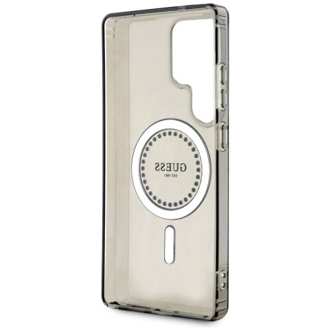 Etui Guess Rhinestones Printed Classic Logo MagSafe Samsung Galaxy S25 Ultra czarny Etui Guess Rhinestones Printed Classic Logo MagSafe Samsung Galaxy S25 Ultra czarny