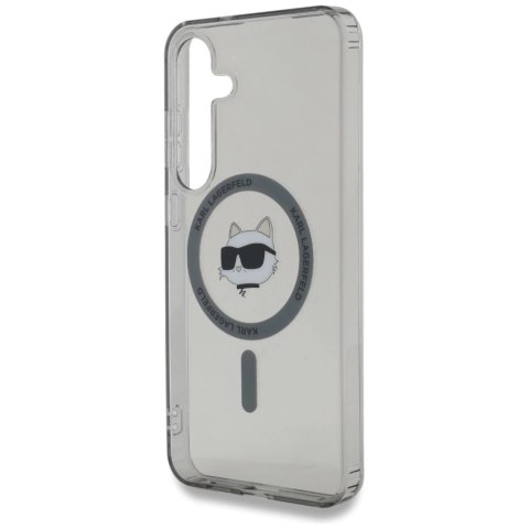 Etui Karl Lagerfeld Button Choupette Head Printed Logo MagSafe Samsung Galaxy S25 Plus czarny Etui Karl Lagerfeld Button Choupette Head Printed Logo MagSafe Samsung Galaxy S25 Plus czarny