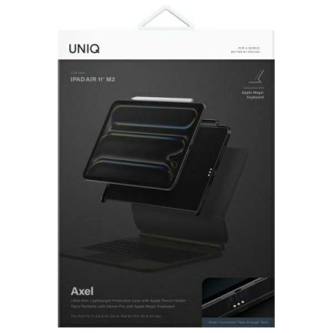 Etui UNIQ Axel na iPad Air 11" 2024 / iPad Air 10.9" (2022 / 2020) / iPad Pro 11" (2022 / 2021) - czarne Etui UNIQ Axel na iPad Air 11" 2024 / iPad Air 10.9" (2022 / 2020) / iPad Pro 11" (2022 / 2021) - czarne