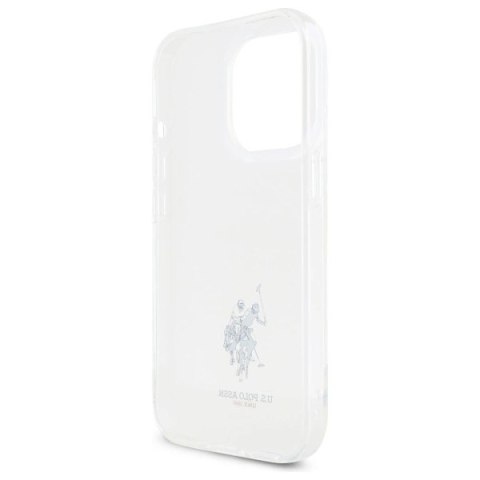 Etui US Polo IML Printed Double Horse Logo na iPhone 15 Pro Max 6.7" - przezroczyste Etui US Polo IML Printed Double Horse Logo na iPhone 15 Pro Max 6.7" - przezroczyste