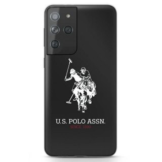Etui US Polo Shiny Big Logo na Samsung Galaxy S21 Ultra - czarne