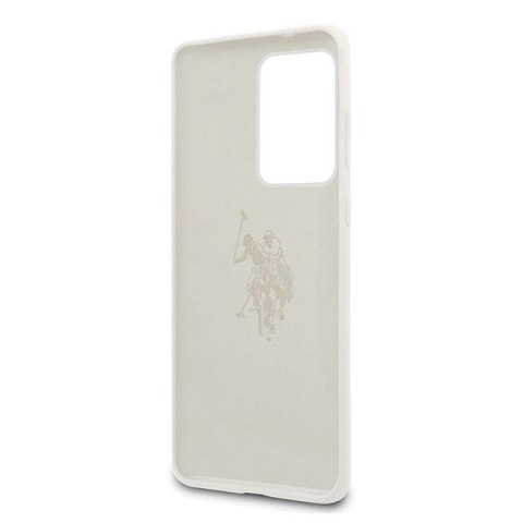 Etui US Polo Silicone Collection na Samsung Galaxy S20 Ultra - białe Etui US Polo Silicone Collection na Samsung Galaxy S20 Ultra - białe