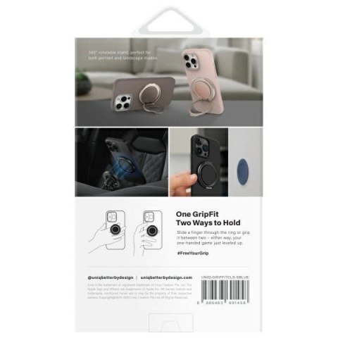 Uchwyt z podstawką UNIQ Gripfit 360 Magnetic Mount&Kickstand MagSafe - niebieski Uchwyt z podstawką UNIQ Gripfit 360 Magnetic Mount&Kickstand MagSafe - niebieski