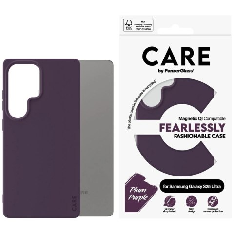 Etui CARE by PanzerGlass Fashion QI do Samsung Galaxy S25 Ultra - fioletowy Etui CARE by PanzerGlass Fashion QI do Samsung Galaxy S25 Ultra - fioletowy