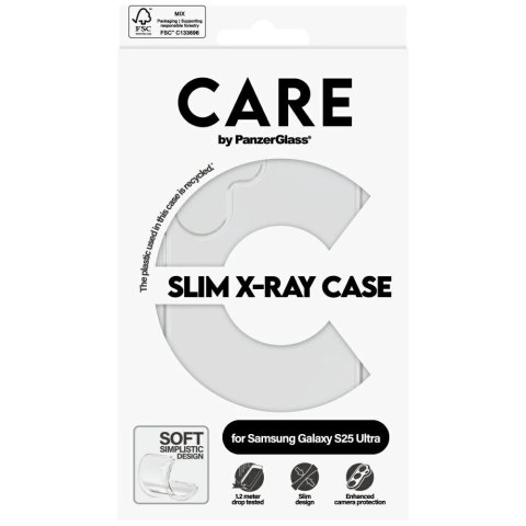 Etui CARE by PanzerGlass Fashion X-Ray do Samsung Galaxy S25 Ultra - przezroczysty Etui CARE by PanzerGlass Fashion X-Ray do Samsung Galaxy S25 Ultra - przezroczysty