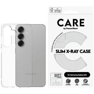 Etui CARE by PanzerGlass Fashion X-Ray do Samsung Galaxy S25 - przezroczysty