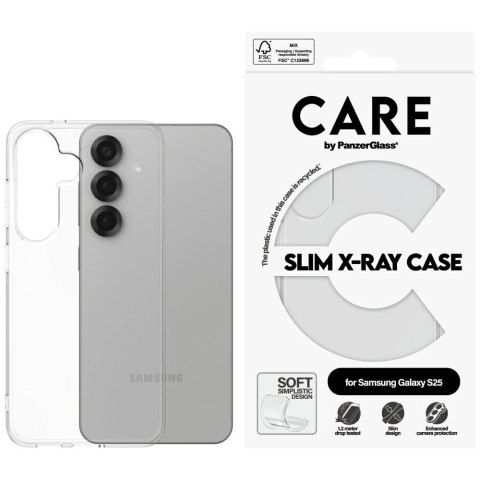 Etui CARE by PanzerGlass Fashion X-Ray do Samsung Galaxy S25 - przezroczysty Etui CARE by PanzerGlass Fashion X-Ray do Samsung Galaxy S25 - przezroczysty
