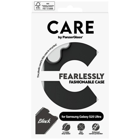 Etui CARE by PanzerGlass Fashion do Samsung Galaxy S25 Ultra - czarny Etui CARE by PanzerGlass Fashion do Samsung Galaxy S25 Ultra - czarny