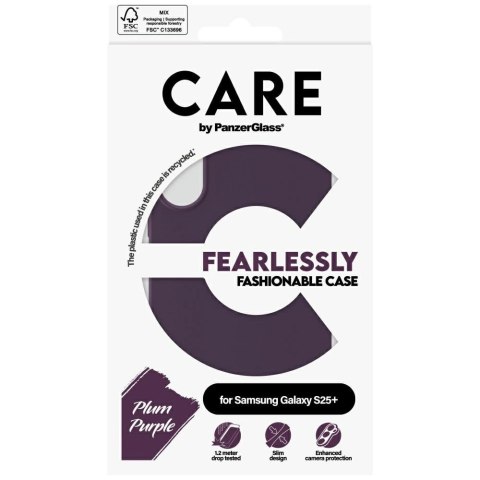 Etui CARE by PanzerGlass Fashion do Samsung Galaxy S25+ - fioletowy Etui CARE by PanzerGlass Fashion do Samsung Galaxy S25+ - fioletowy