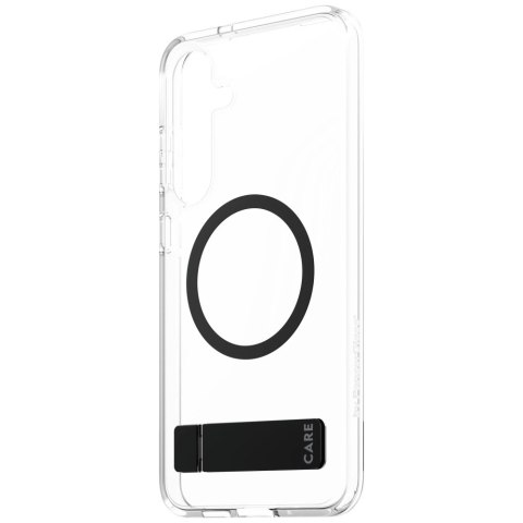 Etui CARE by PanzerGlass Feature Black Kickstand & QI do Samsung Galaxy S25+ - przezroczysty Etui CARE by PanzerGlass Feature Black Kickstand & QI do Samsung Galaxy S25+ - przezroczysty