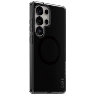 Etui CARE by PanzerGlass Flagship Urban Combat Black QI do Samsung Galaxy S25 Ultra - półprzezroczysty dymny