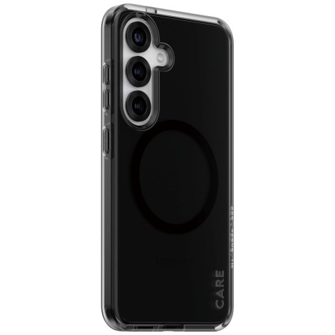 Etui CARE by PanzerGlass Flagship Urban Combat Black QI do Samsung Galaxy S25 - półprzezroczysty dymny Etui CARE by PanzerGlass Flagship Urban Combat Black QI do Samsung Galaxy S25 - półprzezroczysty dymny