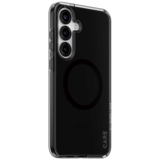 Etui CARE by PanzerGlass Flagship Urban Combat Black QI do Samsung Galaxy S25+ - półprzezroczysty dymny