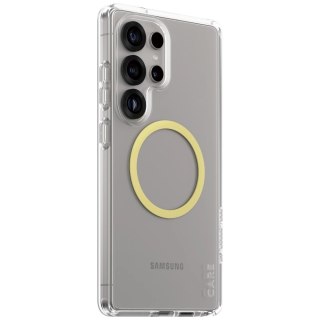 Etui CARE by PanzerGlass Flagship Urban Combat Chardonnay QI do Samsung Galaxy S25 Ultra - przezroczysty