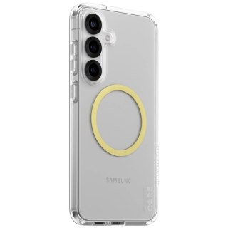 Etui CARE by PanzerGlass Flagship Urban Combat Chardonnay QI do Samsung Galaxy S25+ - przezroczysty