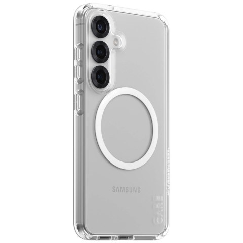 Etui CARE by PanzerGlass Flagship Urban Combat White QI do Samsung Galaxy S25 - przezroczysty Etui CARE by PanzerGlass Flagship Urban Combat White QI do Samsung Galaxy S25 - przezroczysty