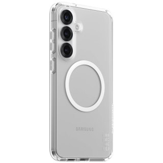 Etui CARE by PanzerGlass Flagship Urban Combat White QI do Samsung Galaxy S25+ - przezroczysty