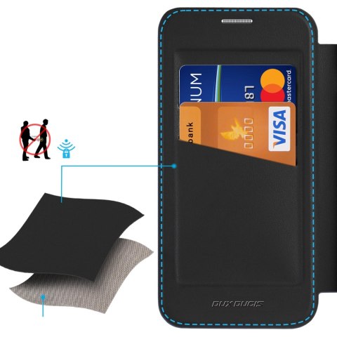 Etui Dux Ducis Skin X Pro na Samsung Galaxy S25 z MagSafe i portfelem - czarne Etui Dux Ducis Skin X Pro na Samsung Galaxy S25 z MagSafe i portfelem - czarne