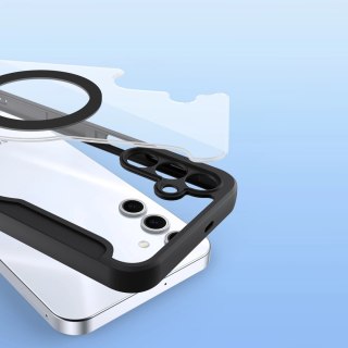 Etui Dux Ducis Skin X Pro na Samsung Galaxy S25+ z MagSafe i portfelem - czarne