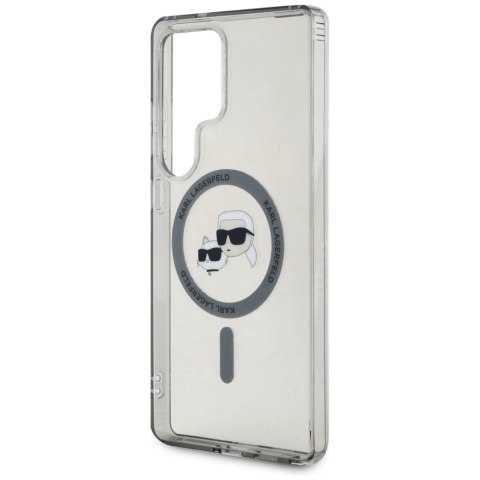 Etui Karl Lagerfeld Button Karl & Choupette Heads Printed Logo MagSafe Samsung Galaxy S25 Ultra czarny Etui Karl Lagerfeld Button Karl & Choupette Heads Printed Logo MagSafe Samsung Galaxy S25 Ultra czarny