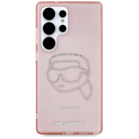 Etui Karl Lagerfeld Rhinestones K. Head Logo Samsung Galaxy S25 Ultra różowy Etui Karl Lagerfeld Rhinestones K. Head Logo Samsung Galaxy S25 Ultra różowy