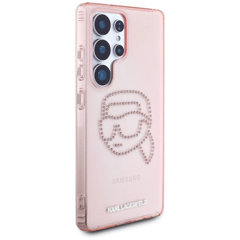 Etui Karl Lagerfeld Rhinestones K. Head Logo Samsung Galaxy S25 Ultra różowy Etui Karl Lagerfeld Rhinestones K. Head Logo Samsung Galaxy S25 Ultra różowy