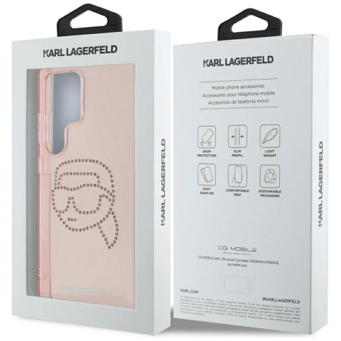 Etui Karl Lagerfeld Rhinestones K. Head Logo Samsung Galaxy S25 Ultra różowy Etui Karl Lagerfeld Rhinestones K. Head Logo Samsung Galaxy S25 Ultra różowy