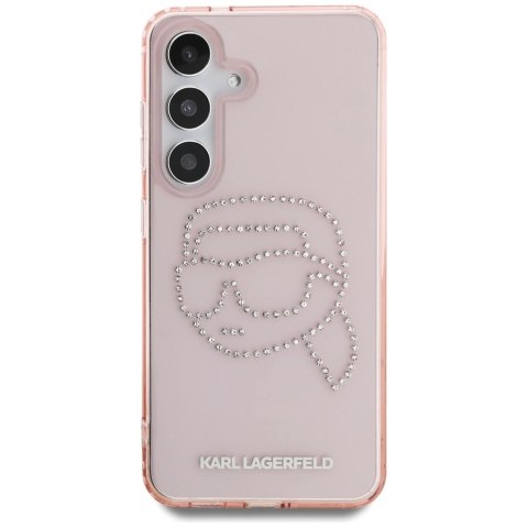 Etui Karl Lagerfeld Rhinestones K. Head Logo Samsung Galaxy S25 różowy Etui Karl Lagerfeld Rhinestones K. Head Logo Samsung Galaxy S25 różowy