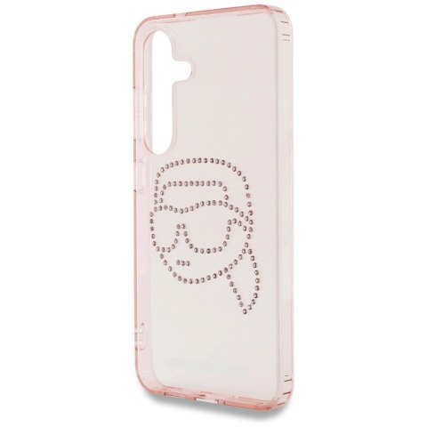 Etui Karl Lagerfeld Rhinestones K. Head Logo Samsung Galaxy S25 różowy Etui Karl Lagerfeld Rhinestones K. Head Logo Samsung Galaxy S25 różowy