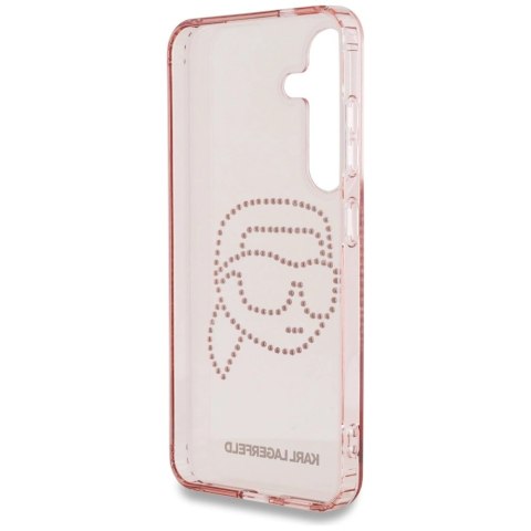 Etui Karl Lagerfeld Rhinestones K. Head Logo Samsung Galaxy S25 różowy Etui Karl Lagerfeld Rhinestones K. Head Logo Samsung Galaxy S25 różowy