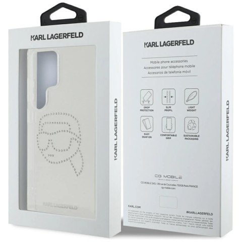 Etui Karl Lagerfeld Rhinestones Karl Head Logo Samsung Galaxy S25 Ultra przezroczysty Etui Karl Lagerfeld Rhinestones Karl Head Logo Samsung Galaxy S25 Ultra przezroczysty