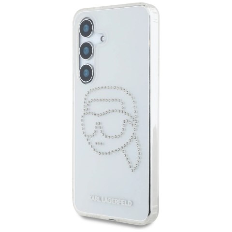 Etui Karl Lagerfeld Rhinestones Karl Head Logo Samsung Galaxy S25 przezroczysty Etui Karl Lagerfeld Rhinestones Karl Head Logo Samsung Galaxy S25 przezroczysty