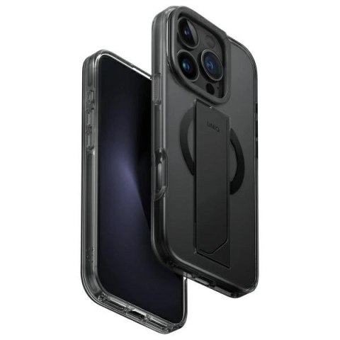 Etui UNIQ Heldro Max na iPhone 16 Pro 6.3" z MagSafe - czarne Etui UNIQ Heldro Max na iPhone 16 Pro 6.3" z MagSafe - czarne
