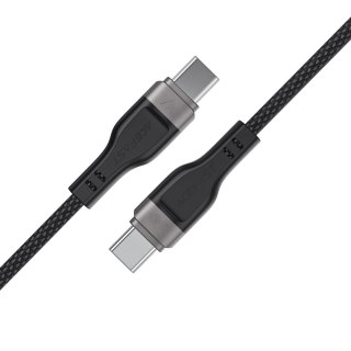 Kabel 3w1 Acefast C11-03 USB-C - USB-C 480Mb/s 100W 1.2m - czarny