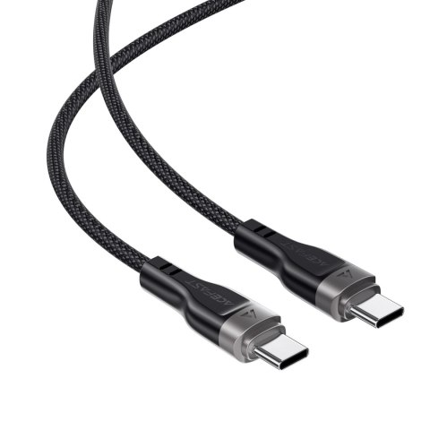 Kabel 3w1 Acefast C11-03 USB-C - USB-C 480Mb/s 100W 1.2m - czarny Kabel 3w1 Acefast C11-03 USB-C - USB-C 480Mb/s 100W 1.2m - czarny
