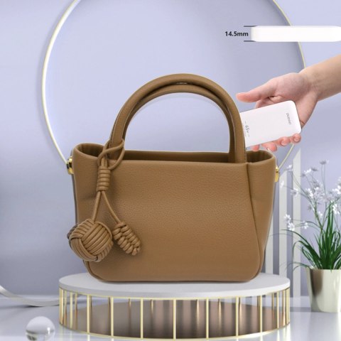 Ładowarka sieciowa podróżna GaN Dudao A65Q 65W USB-A / USB-C PD ultracienka EU / US - biała Ładowarka sieciowa podróżna GaN Dudao A65Q 65W USB-A / USB-C PD ultracienka EU / US - biała