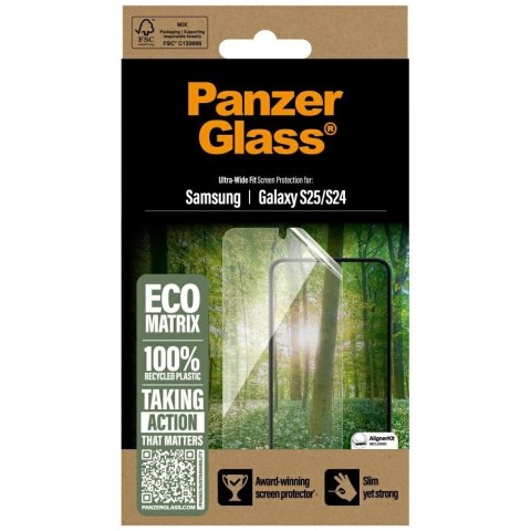 Szkło hartowane PanzerGlass Eco Matrix Ultra-Wide Fit do Samsung Galaxy S25 Szkło hartowane PanzerGlass Eco Matrix Ultra-Wide Fit do Samsung Galaxy S25