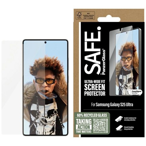 Szkło hartowane SAFE by PanzerGlass Ultra-Wide Fit do Samsung Galaxy S25 Ultra Szkło hartowane SAFE by PanzerGlass Ultra-Wide Fit do Samsung Galaxy S25 Ultra