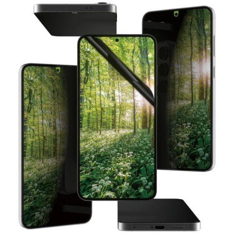 Szkło prywatyzujące PanzerGlass Eco Matrix Ultra-Wide Fit do Samsung Galaxy S25+ Szkło prywatyzujące PanzerGlass Eco Matrix Ultra-Wide Fit do Samsung Galaxy S25+