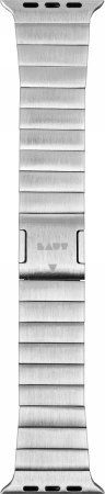 Bransoleta LAUT LINK 2.0 na Apple Watch 42 / 44 / 45 / 49 mm - srebrna