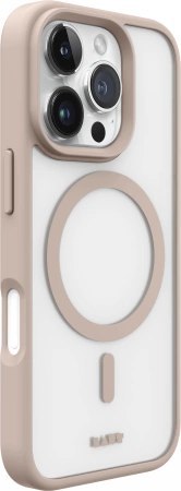 Etui Laut Huex Protect MagSafe na iPhone 16 Pro - beżowe