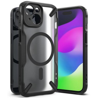 Etui Ringke Fusion X MagSafe na iPhone 15 Plus - czarny mat